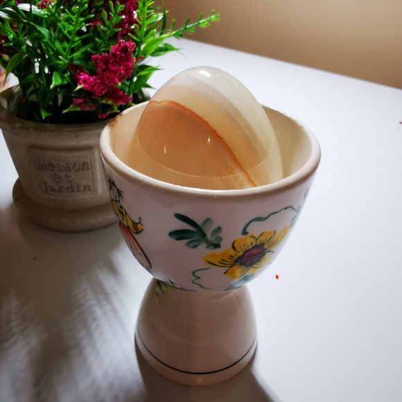 Vintage Japan Double Ended Ceramic Egg Cup - Picture 14 of 14